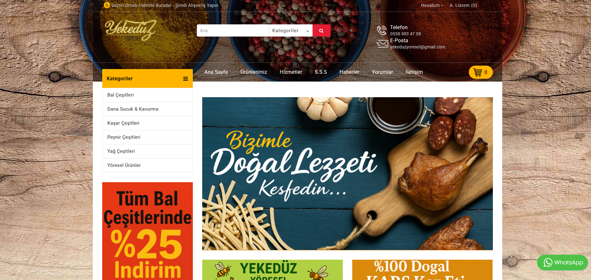 WWW.YEKEDUZYORESEL.COM.TR YAYINA BAŞLADI